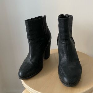 Rag and bone newbury boots black leather